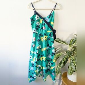Banana Republic Floral Green Dress